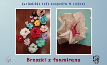 Broszki z foamiranu, czyli warsztaty rękodzieła